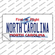 North Carolina Background Novelty Sticker Decal