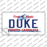 Duke North Carolina Novelty Sticker Decal