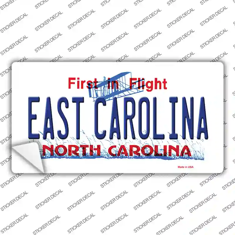 East Carolina North Carolina Novelty Sticker Decal