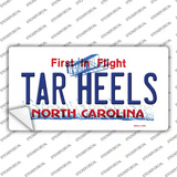 Tar Heels North Carolina Novelty Sticker Decal
