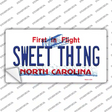 Sweet Thing North Carolina Novelty Sticker Decal