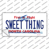 Sweet Thing North Carolina Novelty Sticker Decal