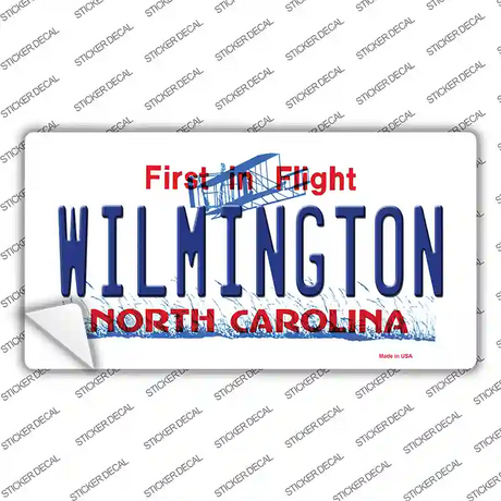 Wilmington North Carolina Novelty Sticker Decal