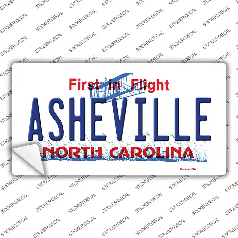 Asheville North Carolina Novelty Sticker Decal