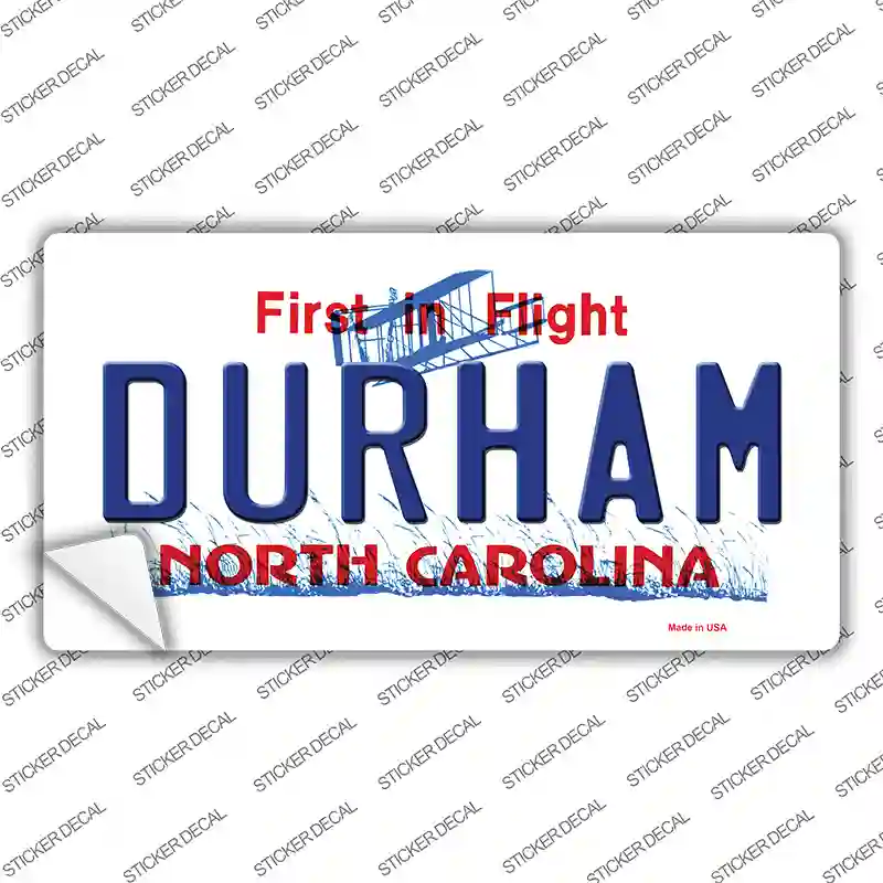 Durham North Carolina Novelty Sticker Decal
