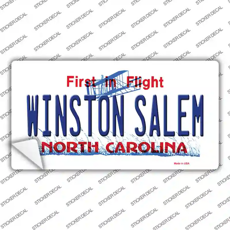 Winston Salem North Carolina Novelty Sticker Decal