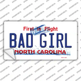 Bad Girl North Carolina Novelty Sticker Decal