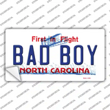 Bad Boy North Carolina Novelty Sticker Decal