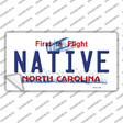 Native North Carolina Novelty Sticker Decal
