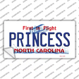 Princess North Carolina Novelty Sticker Decal