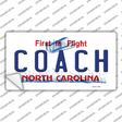Coach North Carolina Novelty Sticker Decal