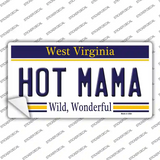 Hot Mama West Virginia Novelty Sticker Decal