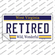 Retired West Virginia Novelty Sticker Decal