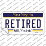 Retired West Virginia Novelty Sticker Decal
