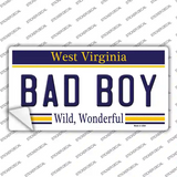 Bad Boy West Virginia Novelty Sticker Decal