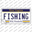 Fishing West Virginia Novelty Sticker Decal