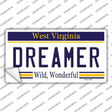 Dreamer West Virginia Novelty Sticker Decal