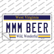 MMM Beer West Virginia Novelty Sticker Decal