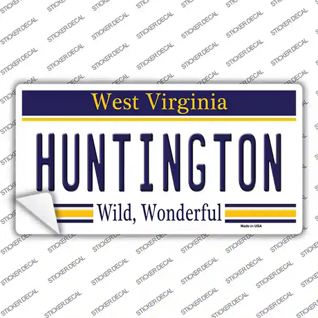 Huntington West Virginia Novelty Sticker Decal