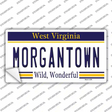 Morgantown West Virginia Novelty Sticker Decal
