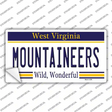 Mountaineers West Virginia Novelty Sticker Decal