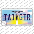 Tailgtr Mississippi Novelty Sticker Decal