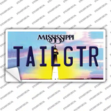Tailgtr Mississippi Novelty Sticker Decal