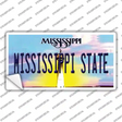 Mississippi State Novelty Sticker Decal