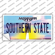 Southern State Mississippi Novelty Sticker Decal