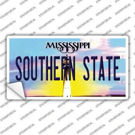 Southern State Mississippi Novelty Sticker Decal