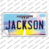 Jackson Mississippi Novelty Sticker Decal