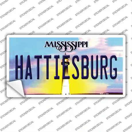 Hattiesburg Mississippi Novelty Sticker Decal