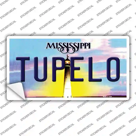 Tupelo Mississippi Novelty Sticker Decal