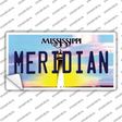 Meridian Mississippi Novelty Sticker Decal