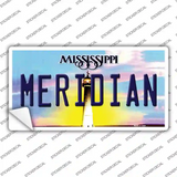 Meridian Mississippi Novelty Sticker Decal