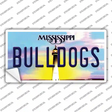 Bulldogs Mississippi Novelty Sticker Decal