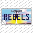 Rebels Mississippi Novelty Sticker Decal