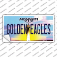 Golden Eagles Mississippi Novelty Sticker Decal