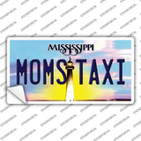 Moms Taxi Mississippi Novelty Sticker Decal