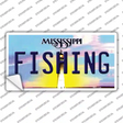 Fishing Mississippi Novelty Sticker Decal