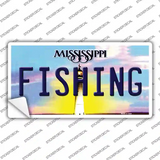 Fishing Mississippi Novelty Sticker Decal
