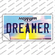 Dreamer Mississippi Novelty Sticker Decal