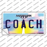 Coach Mississippi Novelty Sticker Decal