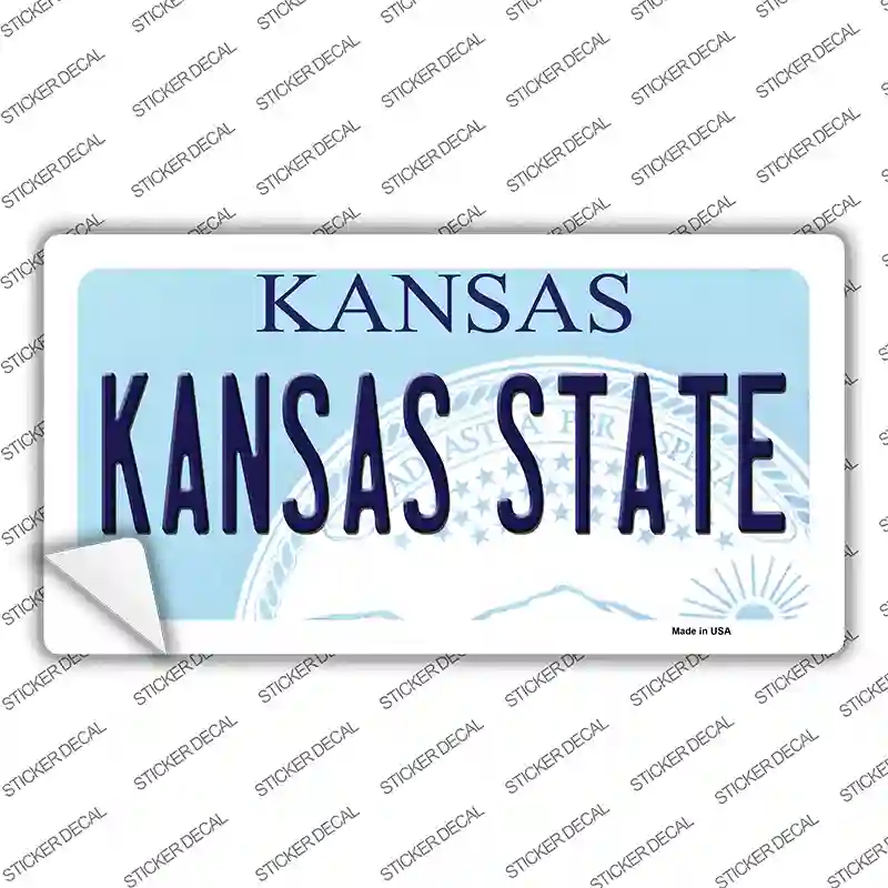 Kansas State Novelty Sticker Decal