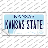 Kansas State Novelty Sticker Decal