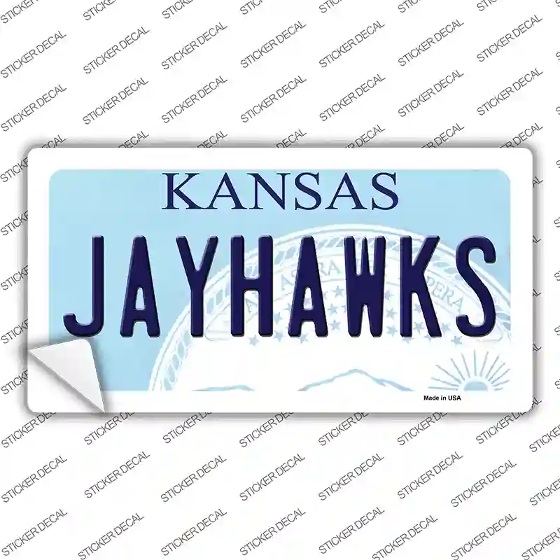 Jayhawks Kansas Novelty Sticker Decal