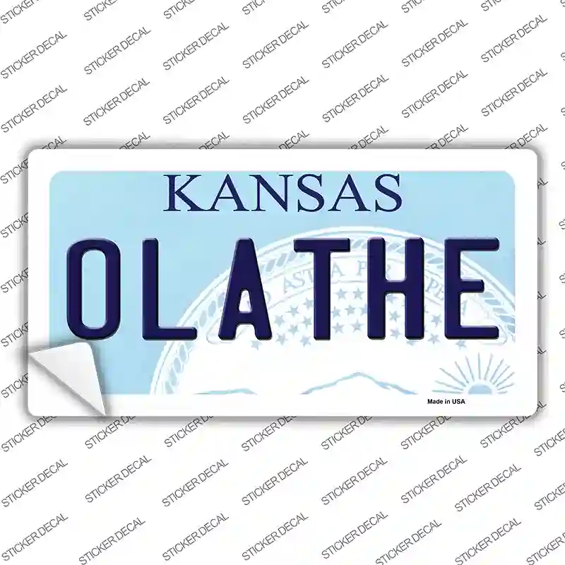 Olathe Kansas Novelty Sticker Decal
