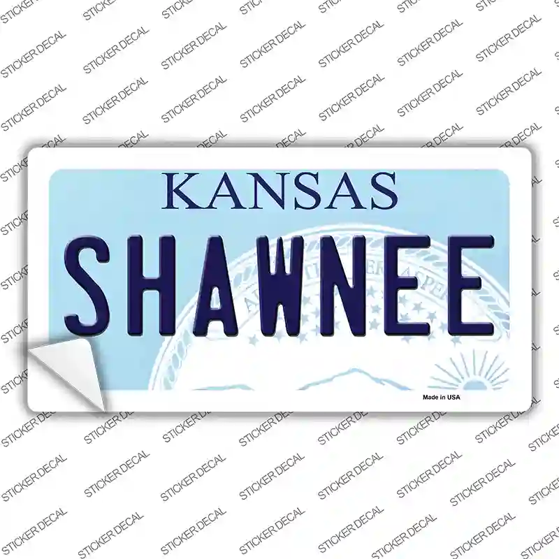 Shawnee Kansas Novelty Sticker Decal