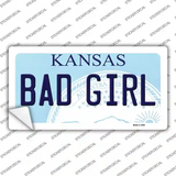 Bad Girl Kansas Novelty Sticker Decal