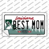 Best Mom Louisiana Novelty Sticker Decal